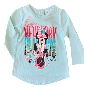 Bluza Minnie Mouse, maneca lunga,, Vernil Bluza Minnie Mouse, maneca lunga,, Vernil