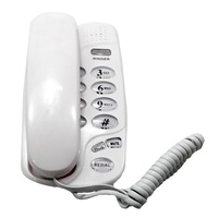 telefon fix cu fir oem montabil pe perete tastatura iluminata redial mute flash alb imagen 7_0_
0