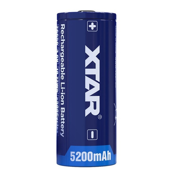 XTAR akkumulátor, 26650, 5200 mAh, 3,6 V