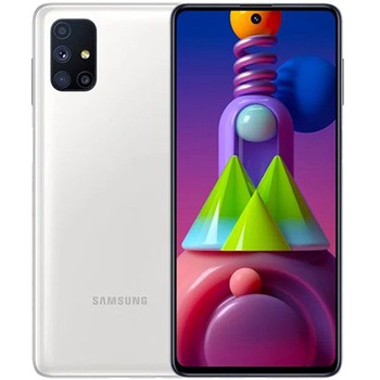 Telefon Samsung Galaxy M51 DSN, 128GB, 8GB RAM, Dual SIM 4G, White Telefon Samsung Galaxy M51 DSN, 128GB, 8GB RAM, Dual SIM 4G, White