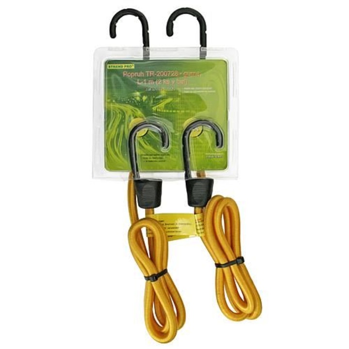 Elasztikus poggyászpánt, 1 m, 8 mm, 2 db-os készlet, Strend Pro