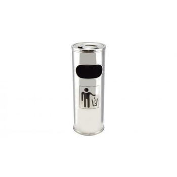 Cos de gunoi tip scrumiera, 23.5x58 cm, inox, Perfect Home Cos de gunoi tip scrumiera, 23.5x58 cm, inox, Perfect Home