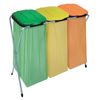 Suport pentru 3 saci de gunoi 96x42x78 cm ECOFIX, Strend Pro Suport pentru 3 saci de gunoi 96x42x78 cm ECOFIX, Strend Pro
