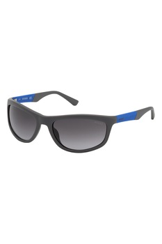 Guess, Ochelari de soare dreptunghiulari cu lentile in degrade, Negru stins, 62-19-135 Standard Guess, Ochelari de soare dreptunghiulari cu lentile in degrade, Negru stins, 62-19-135 Standard