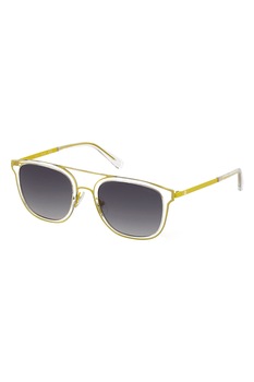 Guess, Ochelari de soare dreptunghiulari cu lentile in degrade, Galben, 54-21-150 Standard Guess, Ochelari de soare dreptunghiulari cu lentile in degrade, Galben, 54-21-150 Standard