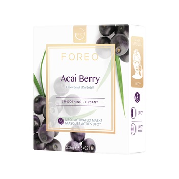 Masca faciala tonifianta FOREO Acai Berry pentru UFO/UFO mini, pentru ten matur Masca faciala tonifianta FOREO Acai Berry pentru UFO/UFO mini, pentru ten matur
