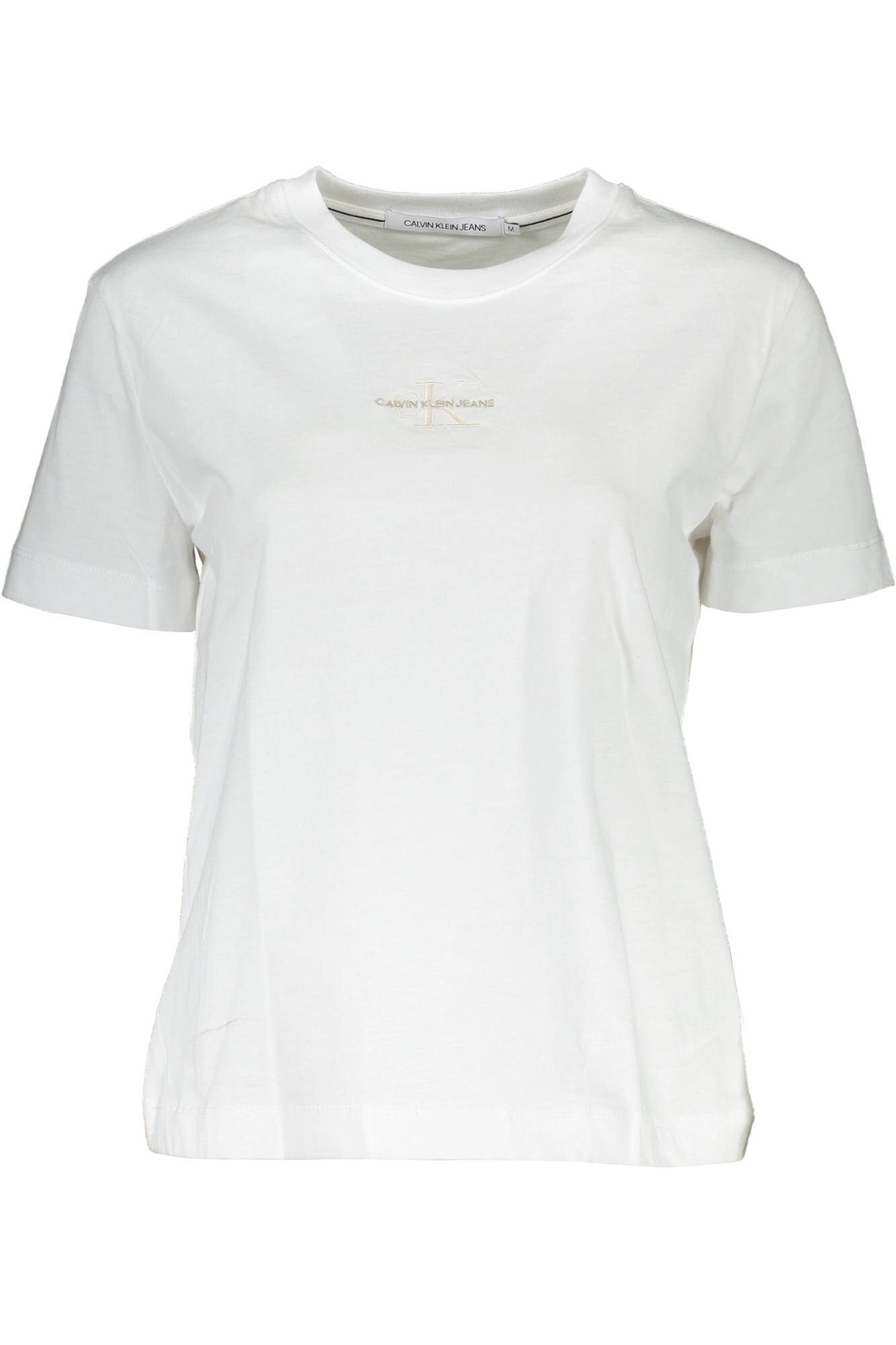 Tricou Dama, CALVIN KLEIN, 9107971, Logo, Alb, Alb, XL