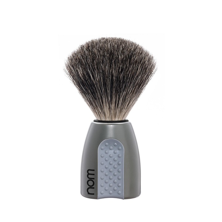 Pamatuf cu par de bursuc, pure badger, NOM Erik 81, gri