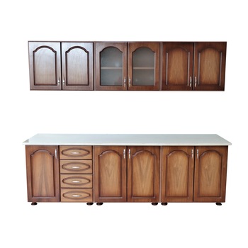 Set Bucatarie, Olivia 6 P43, Lungime 242 cm, Fronturi Lemn masiv Set Bucatarie, Olivia 6 P43, Lungime 242 cm, Fronturi Lemn masiv