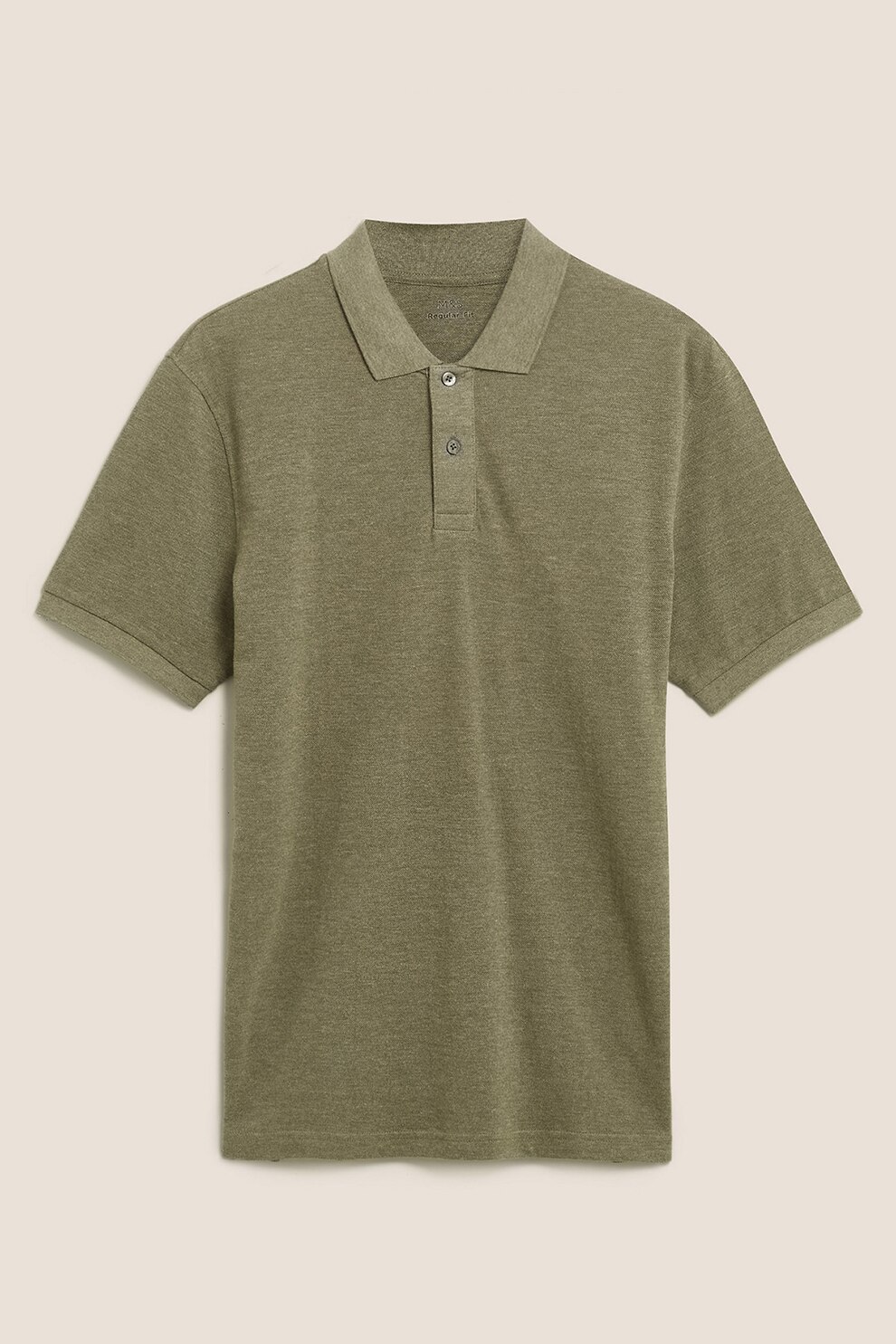 Marks & Spencer, Tricou polo regular fit, Verde oliv