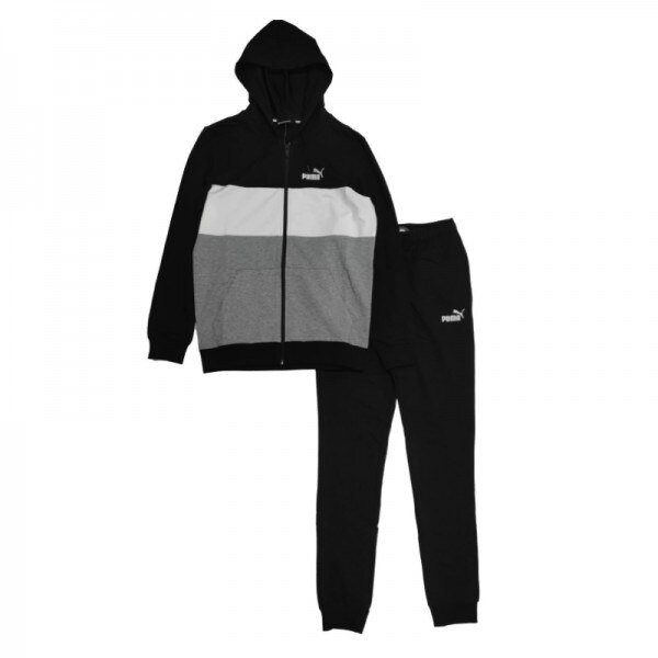Trening Puma ms colorblock suit, S INTL, Negru