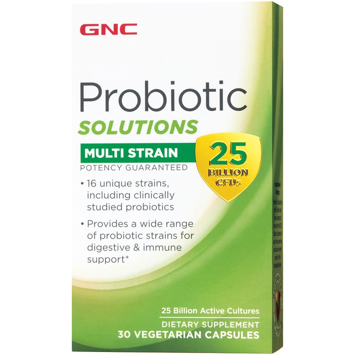 GNC Ultra Probiotic Complex 25 Miliarde culturi vii cu tulpini multiple - 30 Capsule
