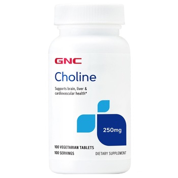 GNC Colina 250 mg - 100 Tablete Vegetale GNC Colina 250 mg - 100 Tablete Vegetale