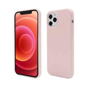 Husa pentru iPhone 11 Pro Max, Clip-On Soft Touch Silk Series, Pink Husa pentru iPhone 11 Pro Max, Clip-On Soft Touch Silk Series, Pink