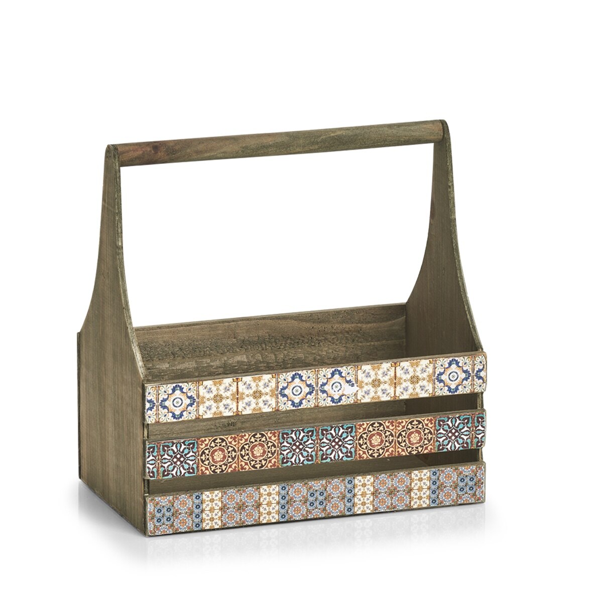 Cutie multicolora din lemn,31 x 19 x 32 cm,Zeller