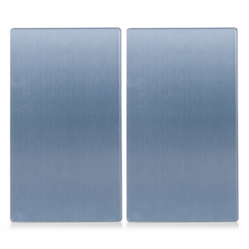 Set 2 tocatoare argintii din sticla,30 x 52 cm,Zeller Set 2 tocatoare argintii din sticla,30 x 52 cm,Zeller