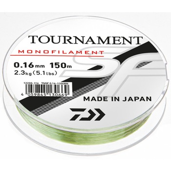 Fir Daiwa Tournament SF 0.16mm 2.3Kg 300M Verde Fir Daiwa Tournament SF 0.16mm 2.3Kg 300M Verde