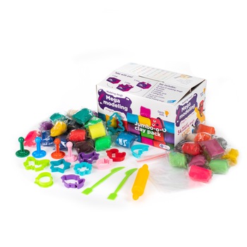 Set plastelina GenioKids 24 culori si 17 accesorii Set plastelina GenioKids 24 culori si 17 accesorii