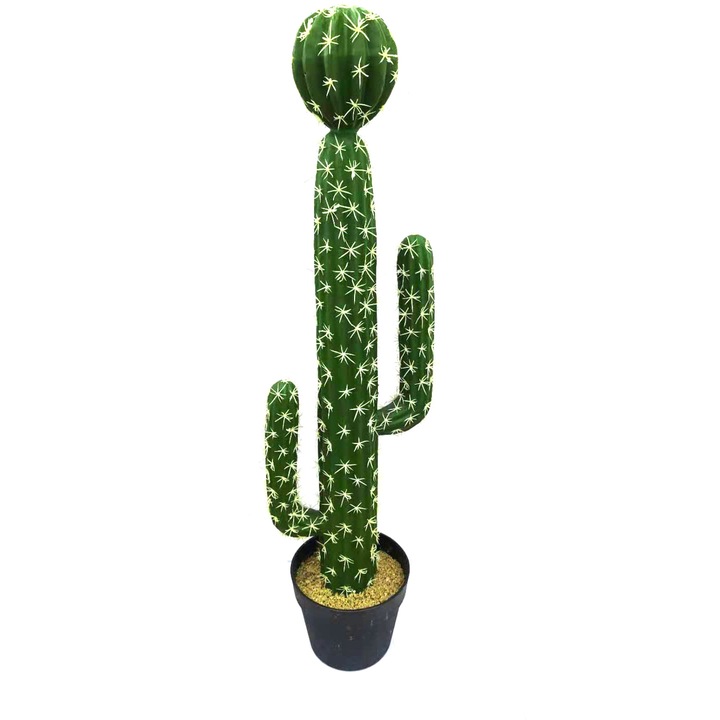 Cactus artificial in ghiveci, Naimeed D2830, 77 cm