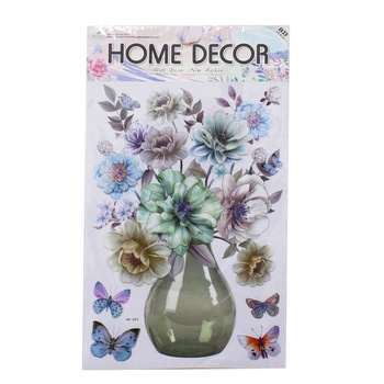 Sticker decorativ autocolant 8D, Naimeed D396-003, model Vaza cu Flori, 61 x 33 cm Sticker decorativ autocolant 8D, Naimeed D396-003, model Vaza cu Flori, 61 x 33 cm