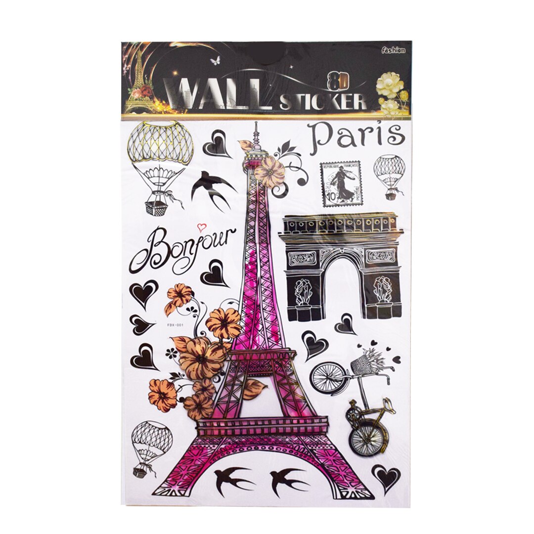 Sticker decorativ autocolant 8D, Naimeed D393-001, 62 x 37 cm