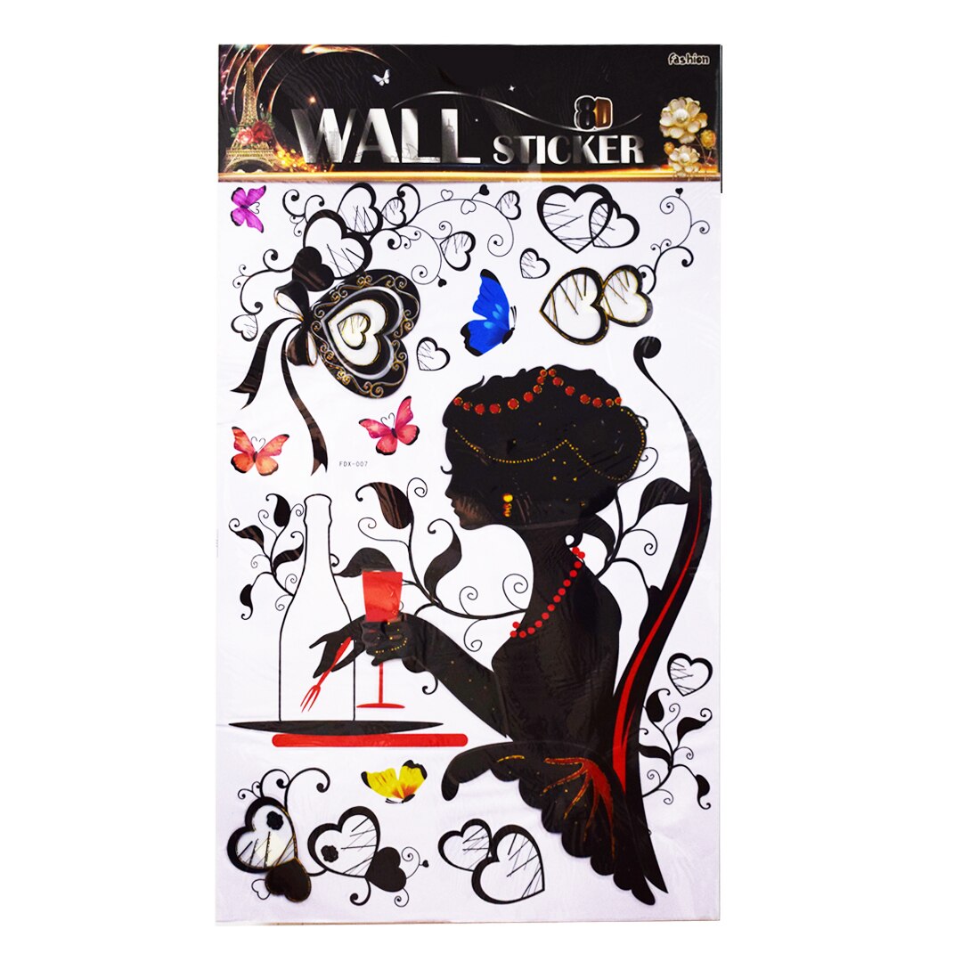 Sticker decorativ autocolant 8D, Naimeed D393-007, 62 x 37 cm