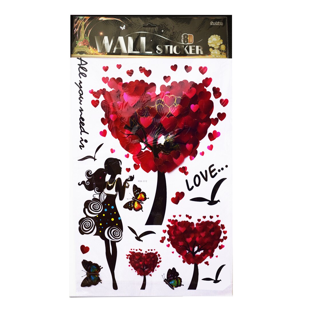 Sticker decorativ autocolant 8D, Naimeed D393-012, 62 x 37 cm