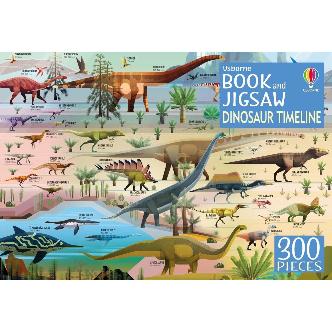 Dinosaur Timeline Book and Jigsaw - Rachel Firth