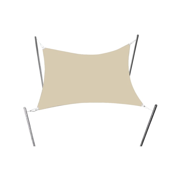 Водоустойчиво платно, SunShade, бежов цвят, 1 м²