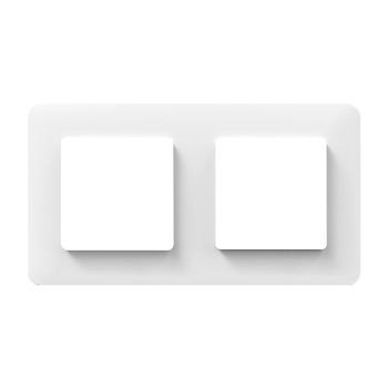 Rama dubla PNI WS2 pentru intrerupator sau priza inteligenta PNI SmartHome Rama dubla PNI WS2 pentru intrerupator sau priza inteligenta PNI SmartHome