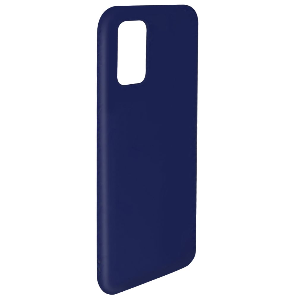 Husa de protectie Lemontti Silicon Silky pentru Samsung Galaxy A02s, Navy