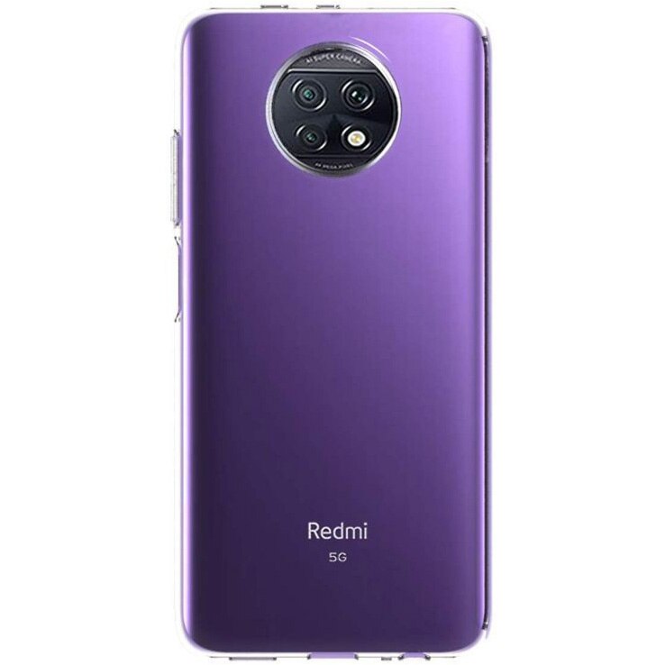 Husa de protectie Lemontti Silicon Xiaomi pentru Redmi Note 9T 5G, Transparent