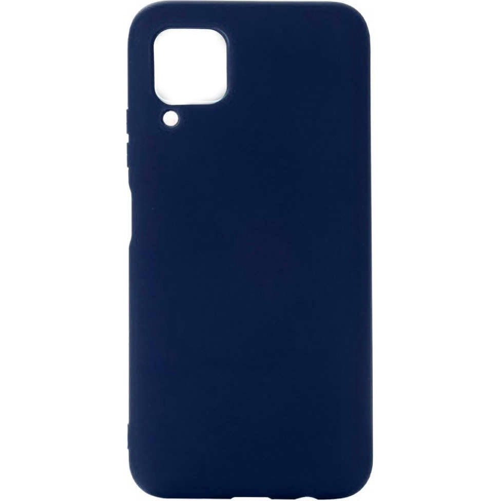 Husa de protectie Lemontti Silicon Silky pentru Samsung Galaxy A12, Navy