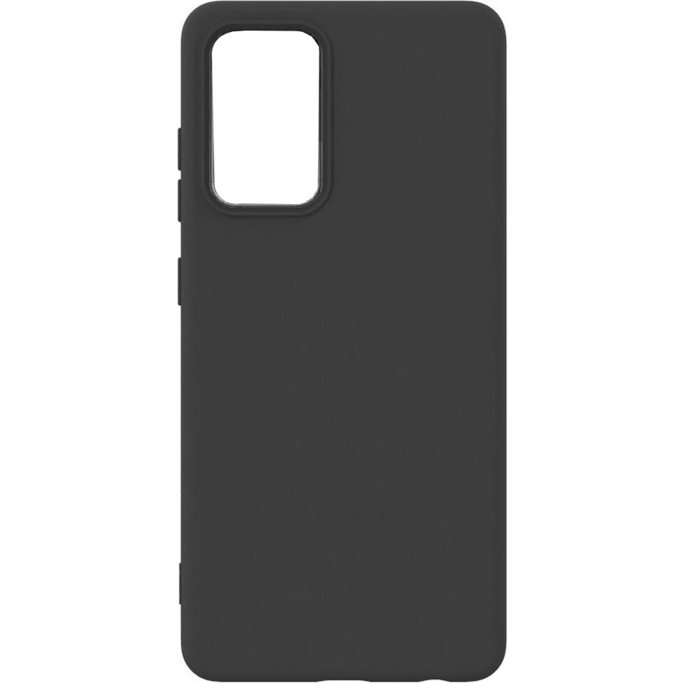 Husa de protectie Lemontti Silicon Silky pentru Samsung Galaxy A52 5G, Negru