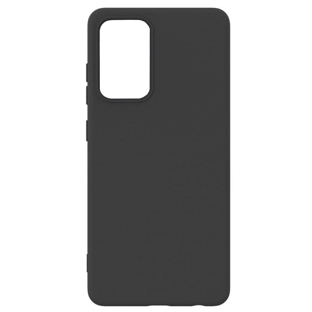 Husa de protectie Lemontti Silicon Silky pentru Samsung Galaxy A72 5G, Negru