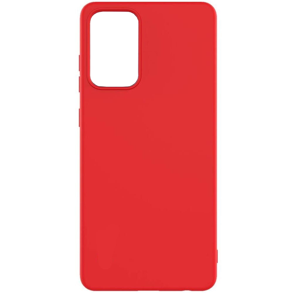 Husa de protectie Lemontti Silicon Silky pentru Samsung Galaxy A72 5G, Rosu