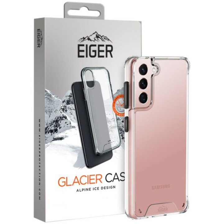 Защитен калъф Eiger Glacier Case за Samsung Galaxy S21 Plus Clear