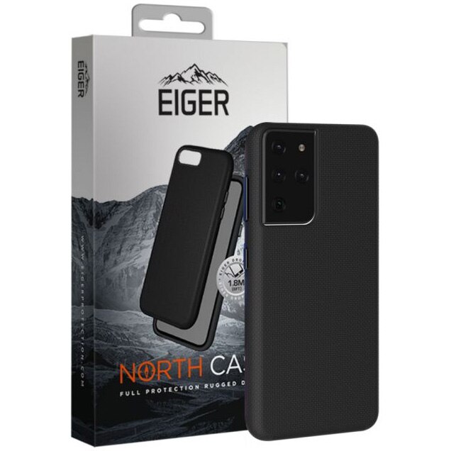 Husa de protectie Eiger North Case pentru Samsung Galaxy S21 Ultra, Black