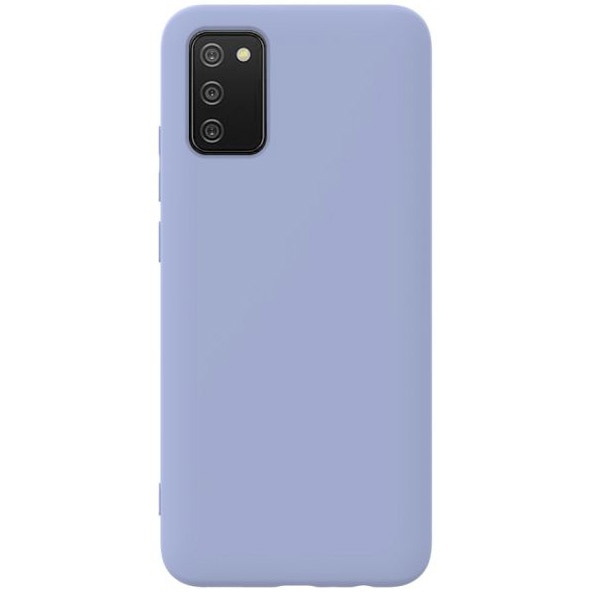 Husa de protectie Lemontti Silicon Soft Slim pentru Samsung Galaxy A02s, Lavender Gray