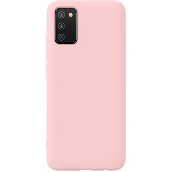 Husa de protectie Lemontti Silicon Soft Slim pentru Samsung Galaxy A02s, Pink Sand