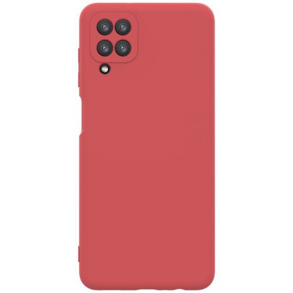 Husa de protectie Lemontti Silicon Soft Slim pentru Samsung Galaxy A12, Santa Red