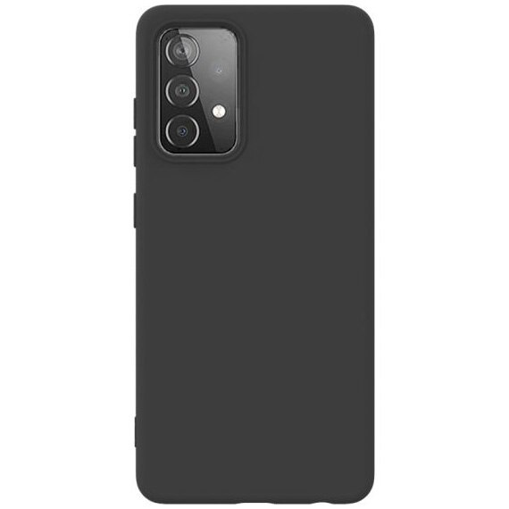 Husa de protectie Lemontti Silicon Soft Slim pentru Samsung Galaxy A52 5G, Black