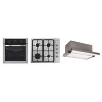 pachet pyramis 4041 cuptor electric 5 functii clasa a 64l plita gaz gratare fonta si hota turbo telescopica finisaj inox imagen 16_0_
0