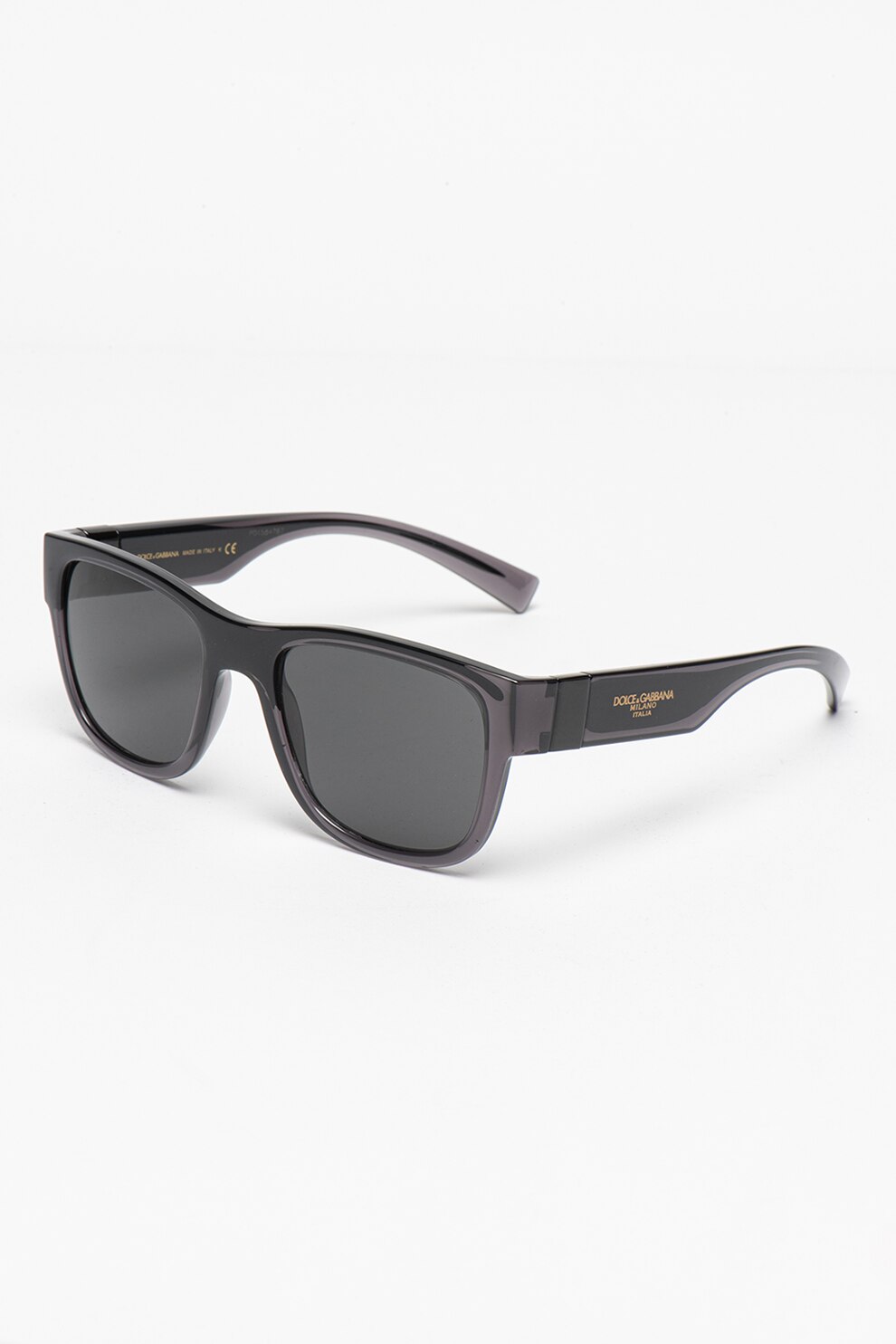 Dolce & Gabbana, Ochelari de soare cu lentile uni, Negru, 54-20-145 Standard