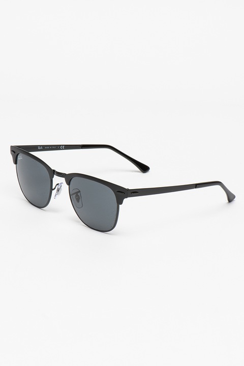 Ray-Ban, Унисекс слънчеви очила Clubmaster, Черен, 51-21-145 Standard