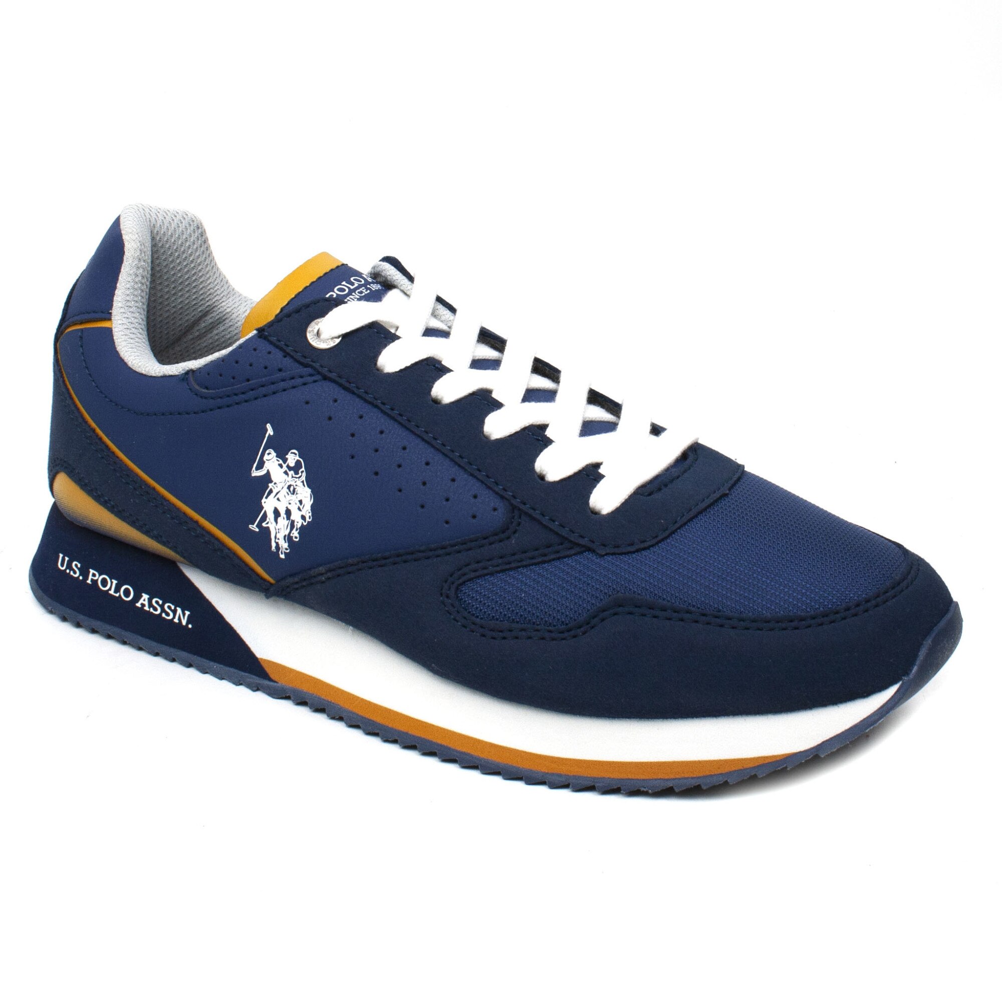 Pantofi sport barbati nobil bleumarin