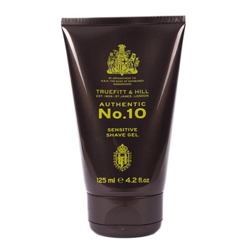 Gel de barbierit pentru piele sensibila Authentic No. 10 Truefitt&Hill, Barbati, 125 ml Gel de barbierit pentru piele sensibila Authentic No. 10 Truefitt&Hill, Barbati, 125 ml