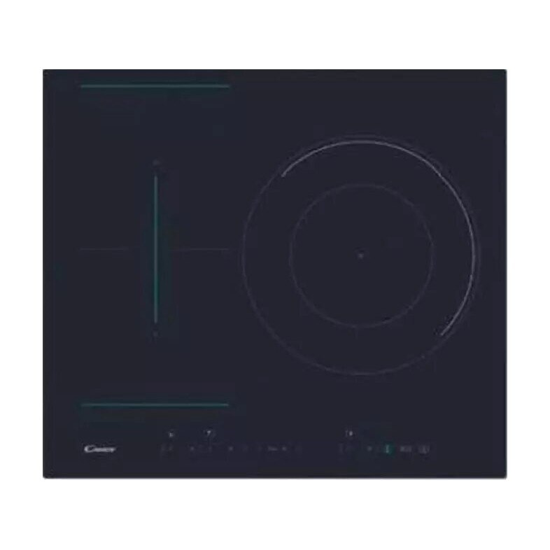 Plita Incorporabila Candy CTP634DC, Inductie, 3 Zone, Negru
