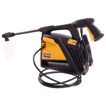 Aparat de spalat cu presiune Texas HTR1400 , 1400W, 110bar, 330L/h, rezervor detergent,duza 3 in 1,furtun 3 m Aparat de spalat cu presiune Texas HTR1400 , 1400W, 110bar, 330L/h, rezervor detergent,duza 3 in 1,furtun 3 m
