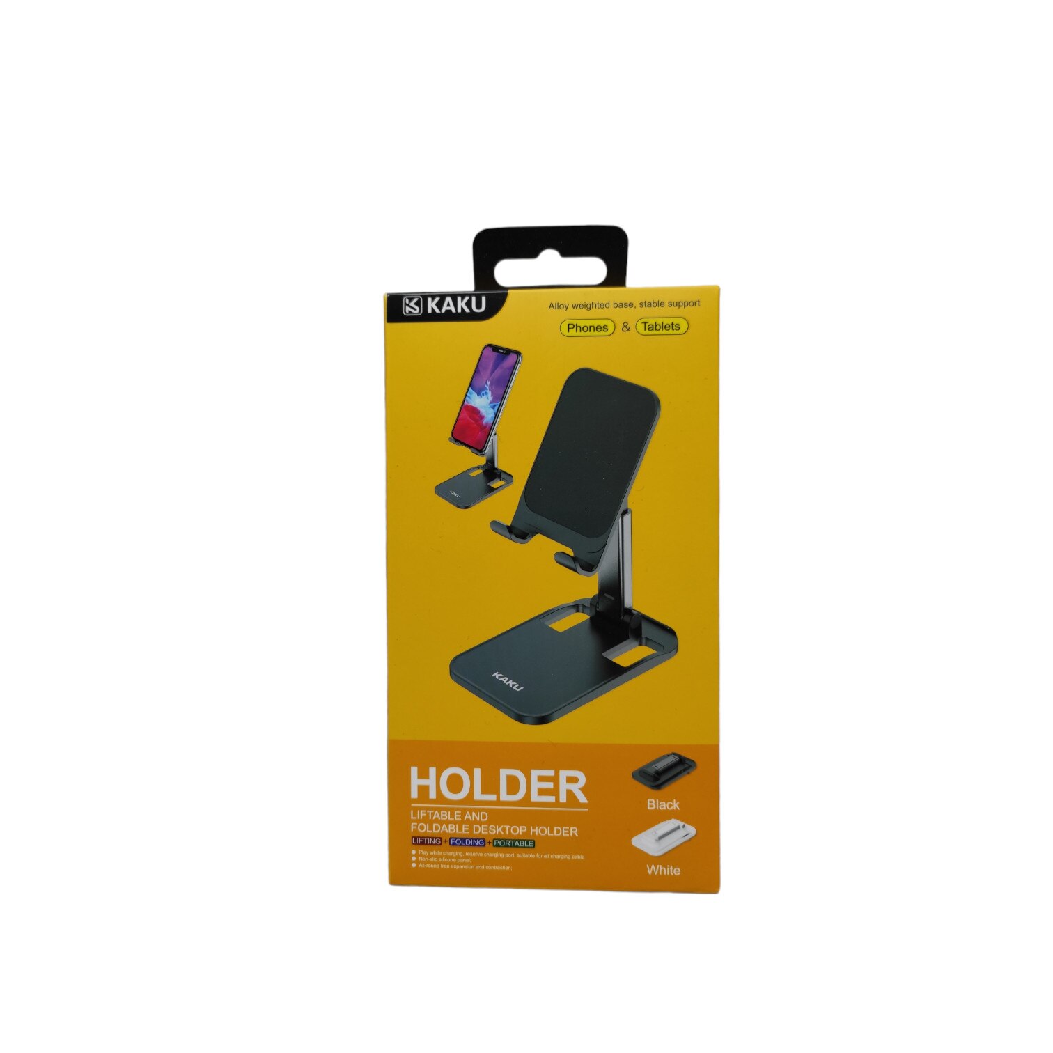 Suport Telefon/Tableta Desktop, Reglabil, ABS+Aluminiu